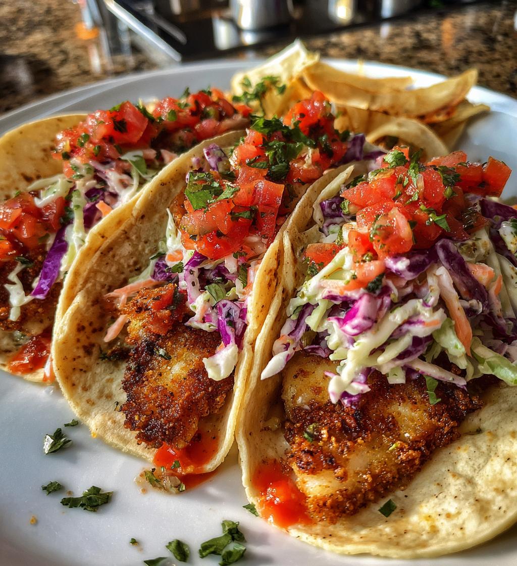 Fisch-Tacos aus der Heißluftfritteuse