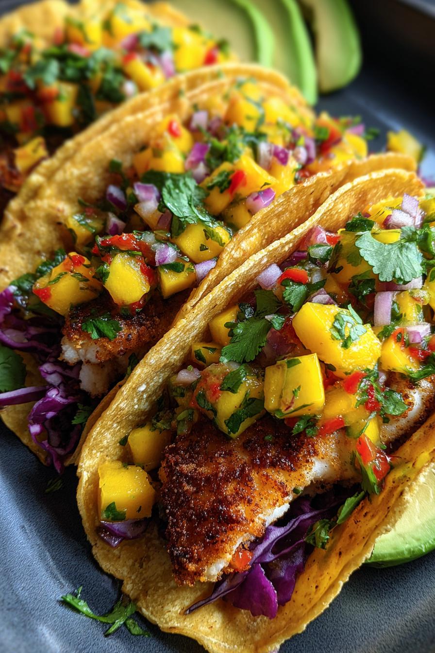 Fisch-Tacos mit Mango-Salsa - detail 1