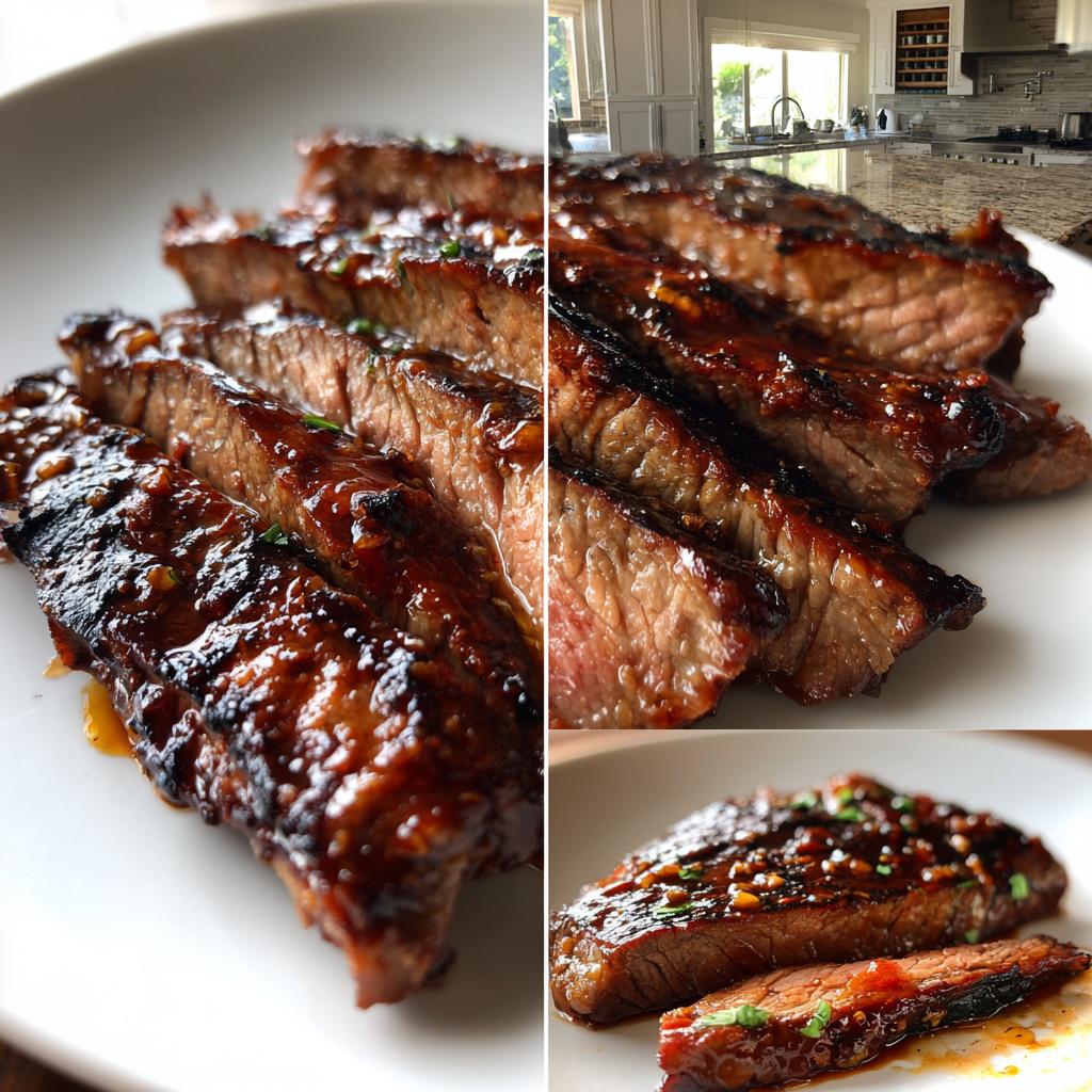 Flank-Steak mit Soja-Marinade - detail 1