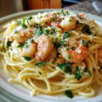 Garnelen Alfredo Pasta