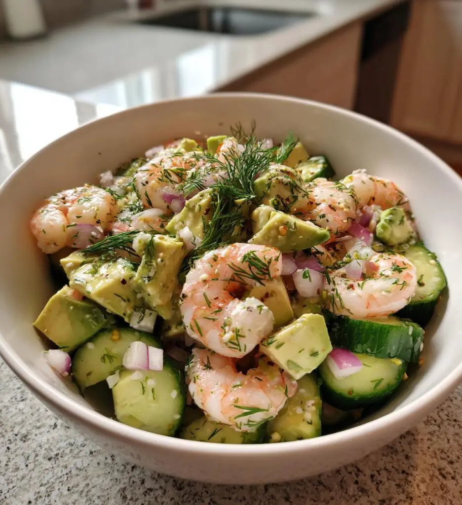 Garnelen-Avocado-Salat
