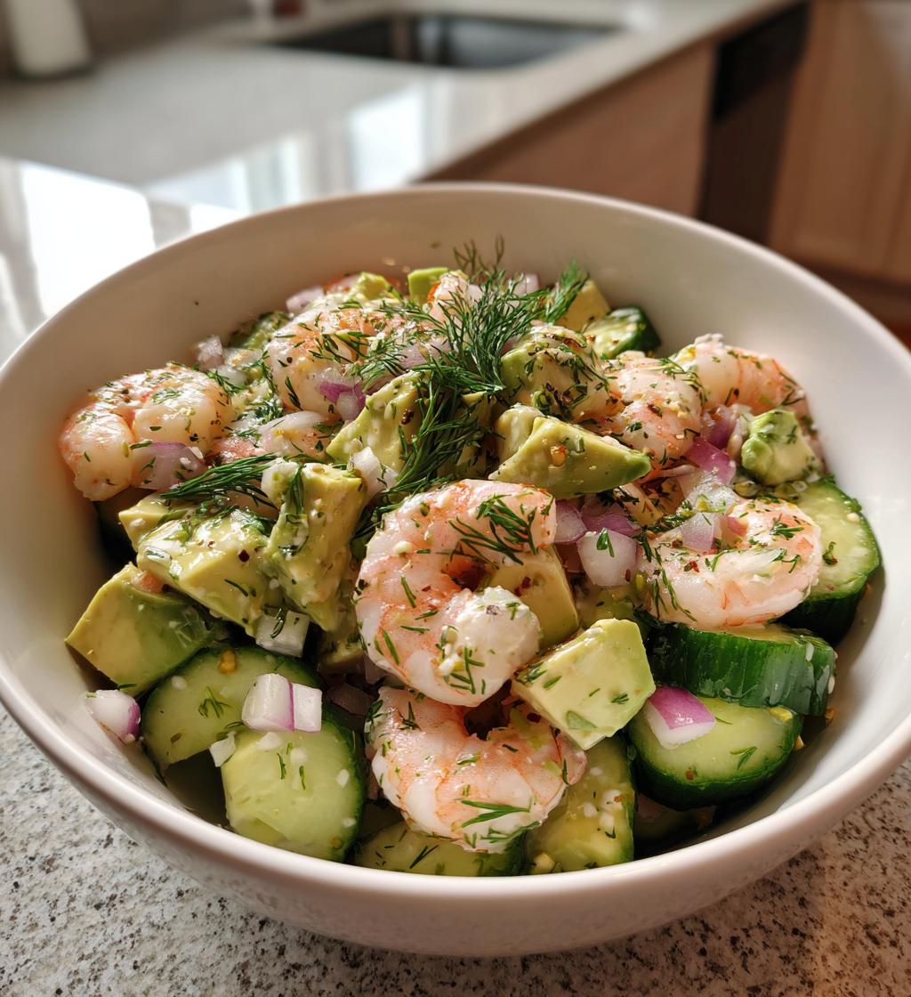 Garnelen-Avocado-Salat