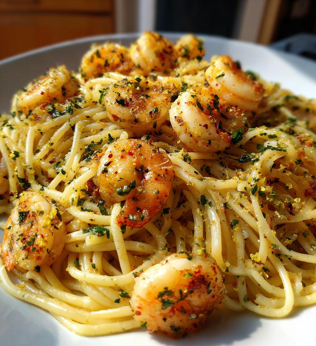 Garnelen Scampi Pasta - detail 1