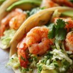 Garnelen-Tacos mit Koriander-Slaw