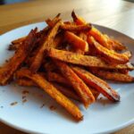 Gebackene Süßkartoffelpommes
