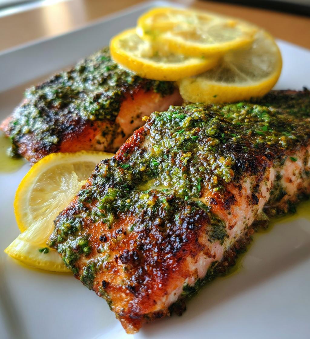 Gebratener Pesto-Lachs - detail 1
