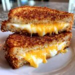 Gegrillter Käse aus der Heißluftfritteuse