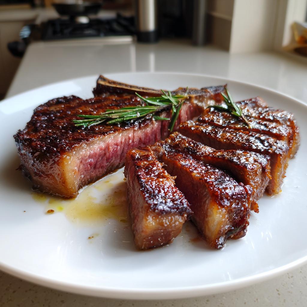 Gegrilltes Porterhouse-Steak