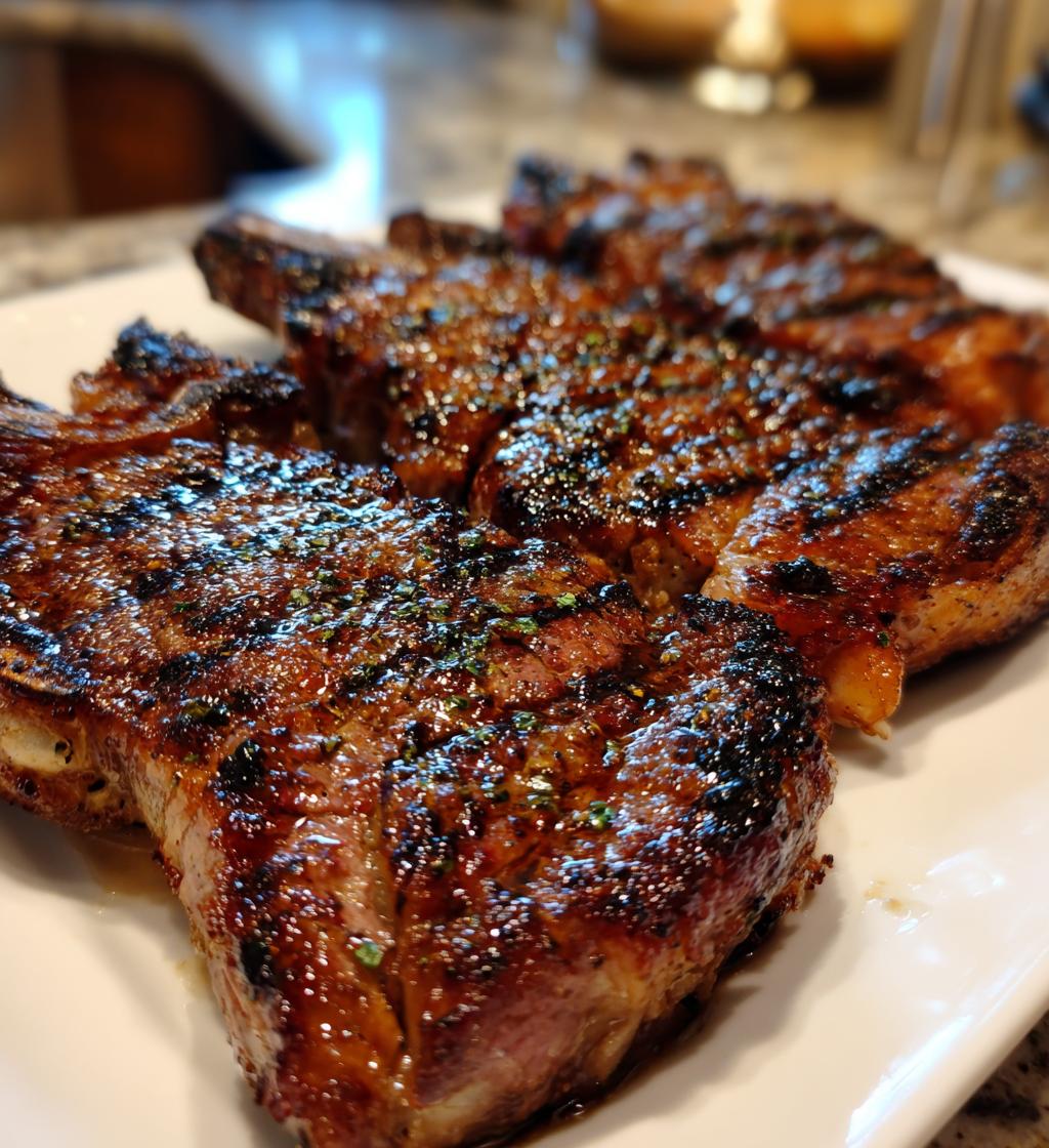 Gegrilltes Ribeye-Steak vom BBQ - detail 1