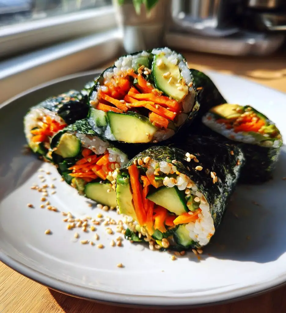 Gemüse Sushi Rollen