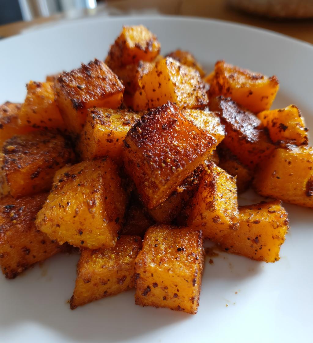 Gerösteter Butternut-Kürbis aus der Heißluftfritteuse