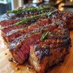 Geräuchertes Tomahawk-Steak