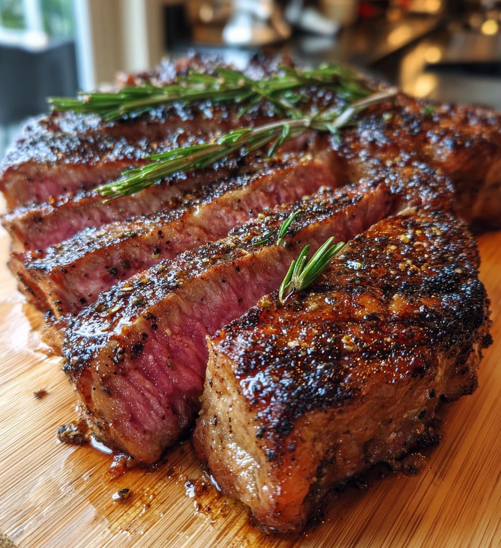 Geräuchertes Tomahawk-Steak