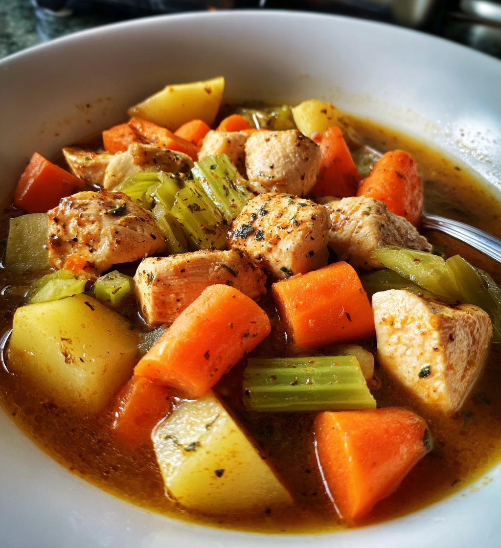 Gesunder Hähnchen-Eintopf