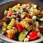 Griechischer Nudelsalat