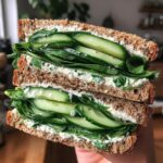 Gurken-Spinat-Sandwich-Salat