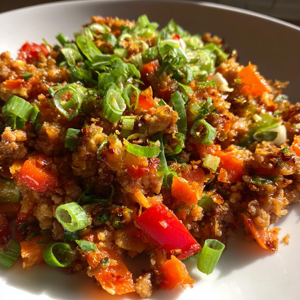 Hackfleisch-Hähnchen chinesische Rezepte - detail 1