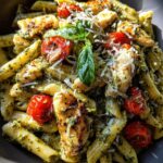 Hühnchen-Pesto-Pasta