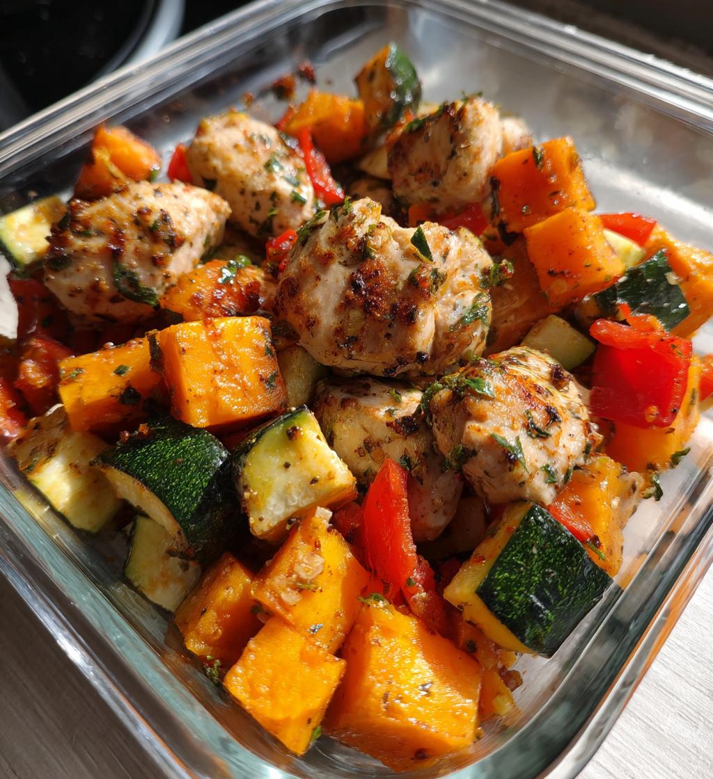 Hähnchen-Süßkartoffel-Meal-Prep - detail 1