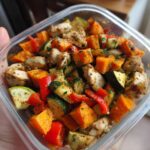 Hähnchen-Süßkartoffel-Meal-Prep
