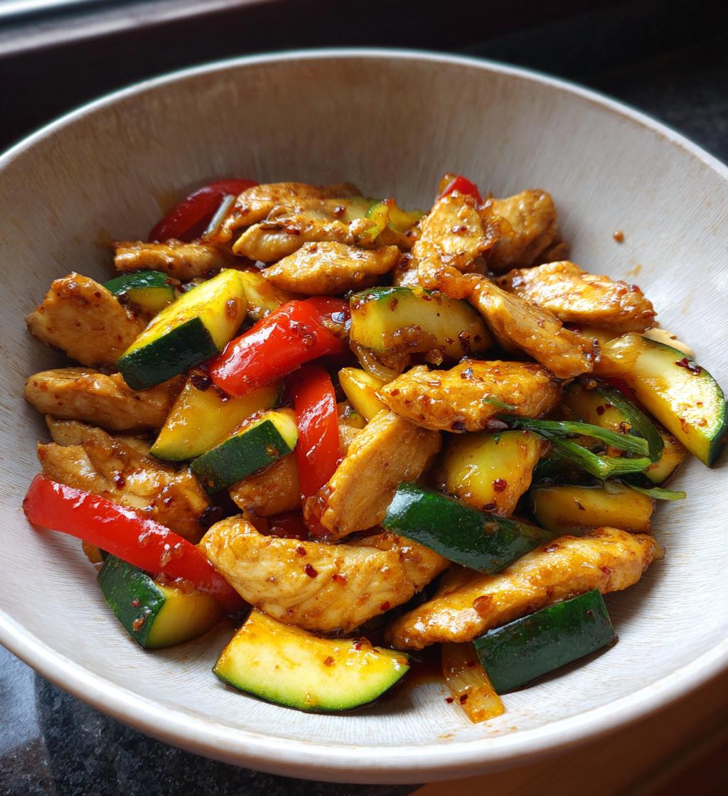 Hähnchen Wok