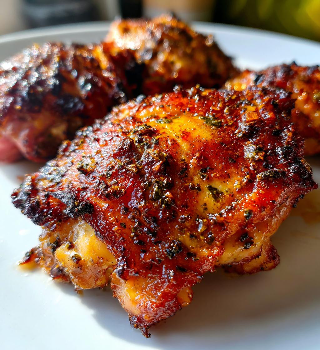 Hähnchenschenkel aus der Heißluftfritteuse