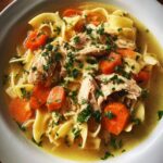 Hühnersuppe mit Nudeln