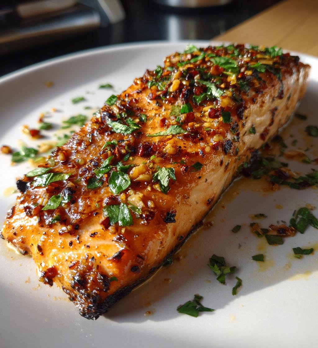 Honig-Knoblauch-Lachs