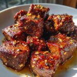 Honig-Knoblauch-Steakstücke