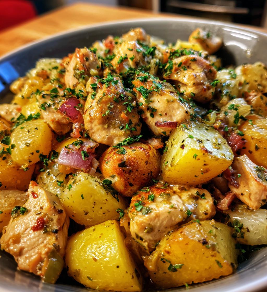 Kartoffel-Hähnchen im Instant Pot