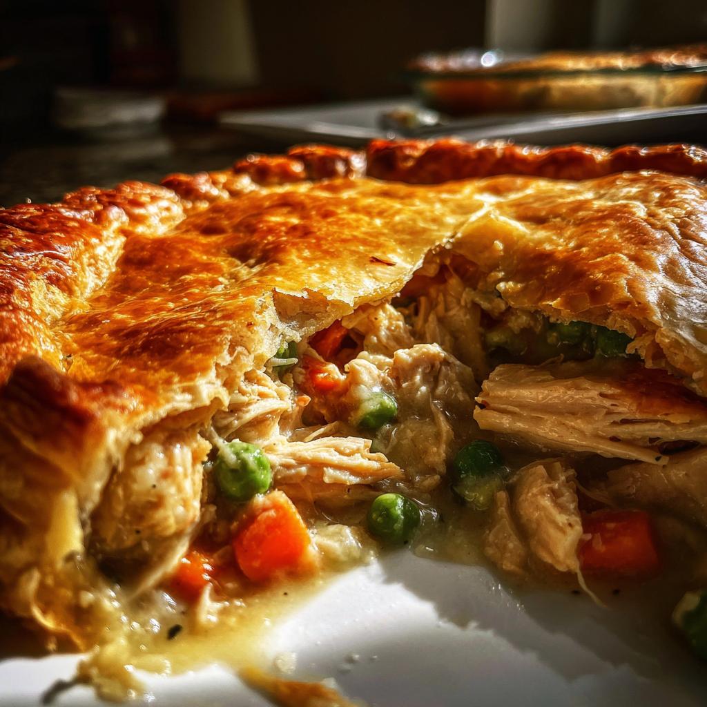 Klassische Hähnchen-Pastete