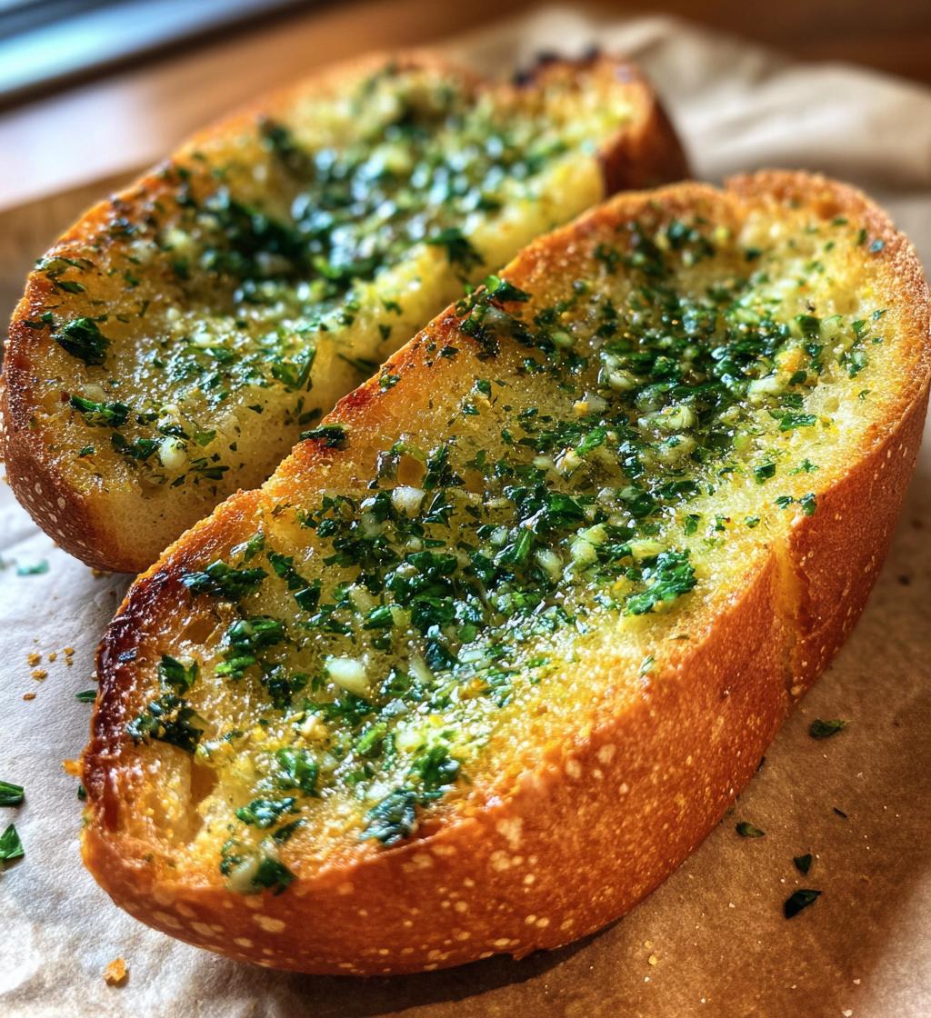 Knoblauchbrot aus der Heißluftfritteuse