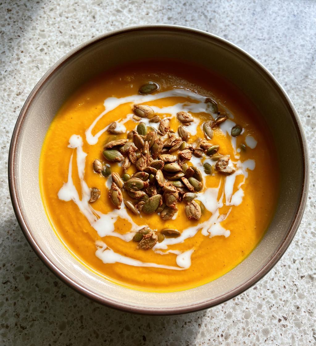Kürbis-Ingwer-Suppe - detail 1