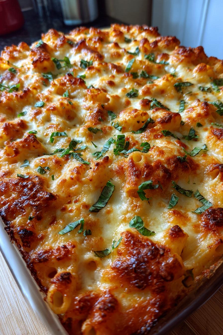 Käseüberbackene Ziti