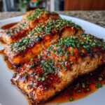 Lachs mit Teriyaki-Glasur