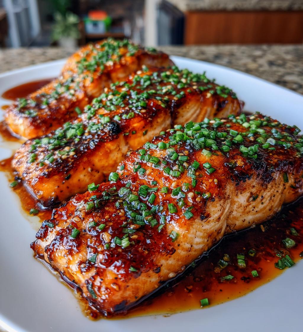 Lachs mit Teriyaki-Glasur
