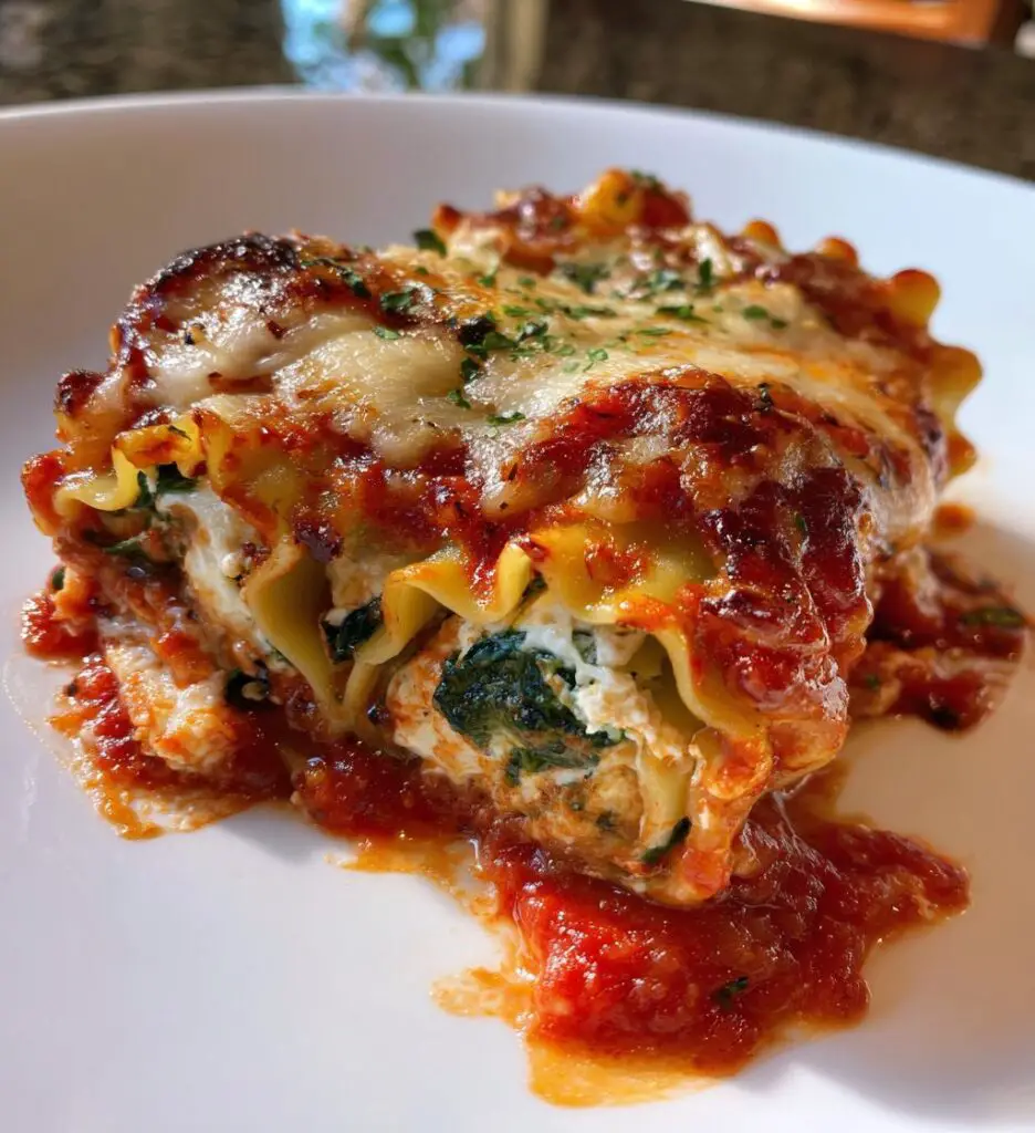 Lasagne-Röllchen