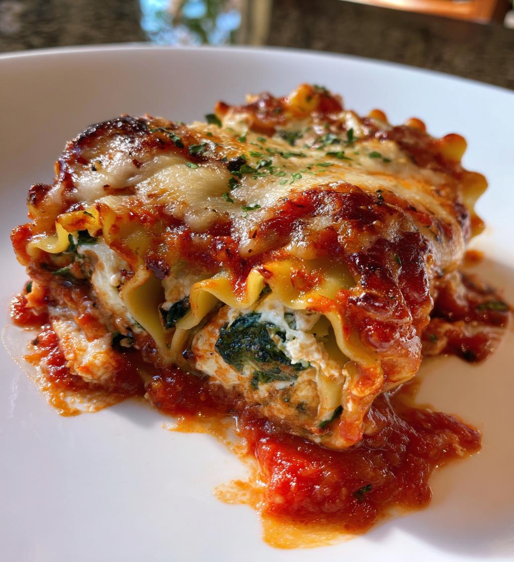 Lasagne-Röllchen