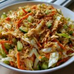 Leichter Cremiger Chinesischer Hähnchensalat