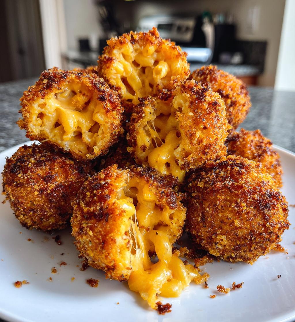 Mac and Cheese Bällchen aus der Heißluftfritteuse