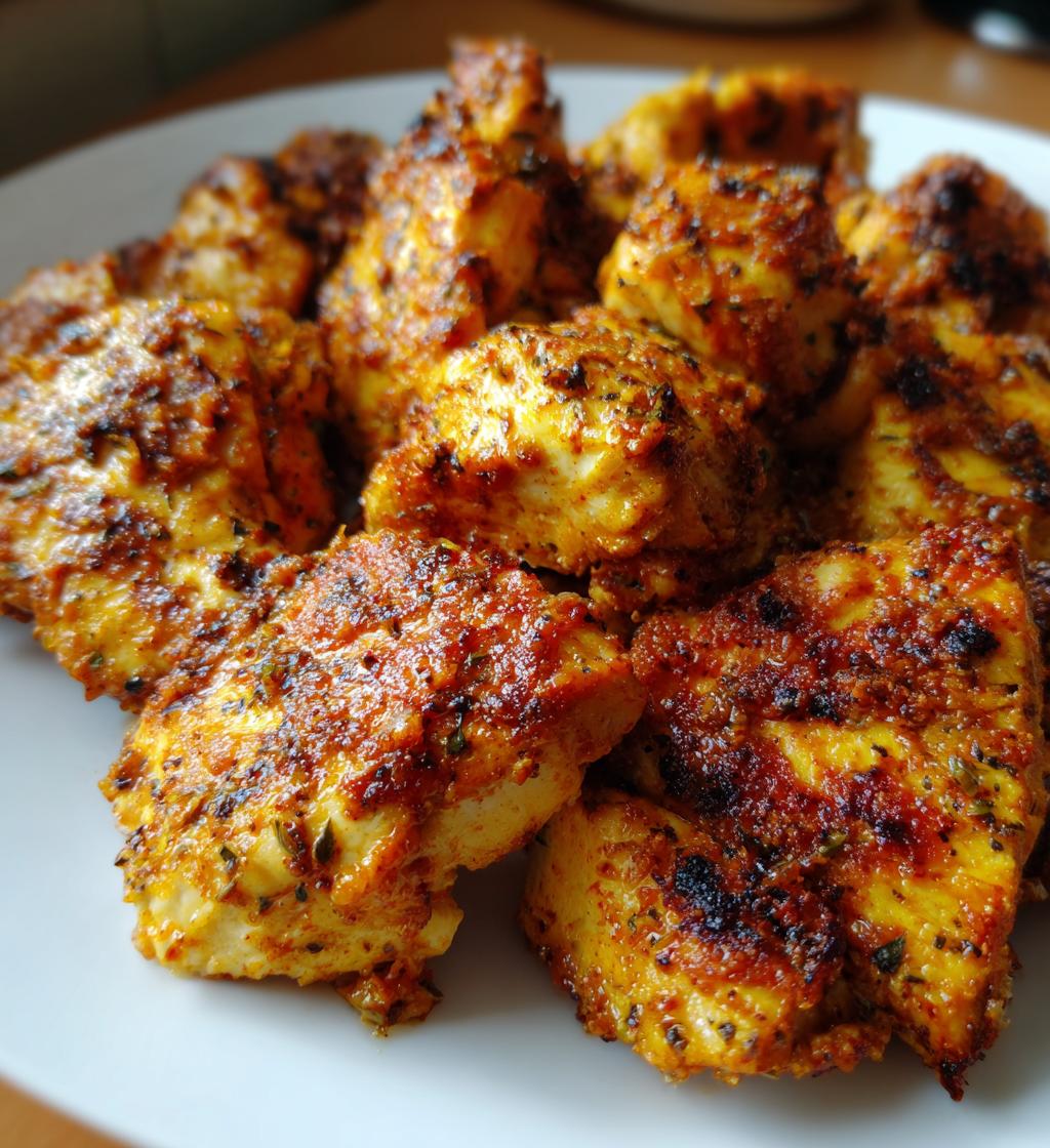 Marokkanisch gewürzte Hähnchenbrust aus der Heißluftfritteuse