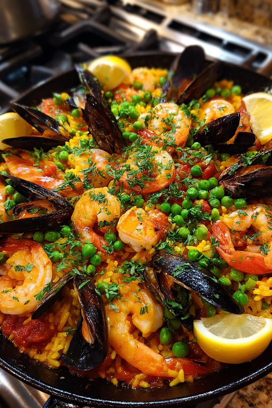 Meeresfrüchte-Paella