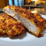 Nachgemachtes Longhorn-Hähnchen mit Parmesan-Kruste