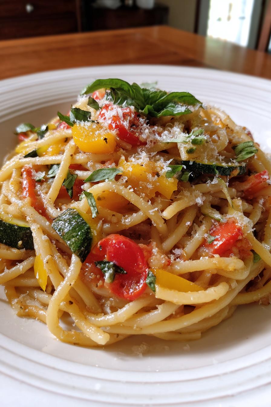 Pasta Primavera - detail 1