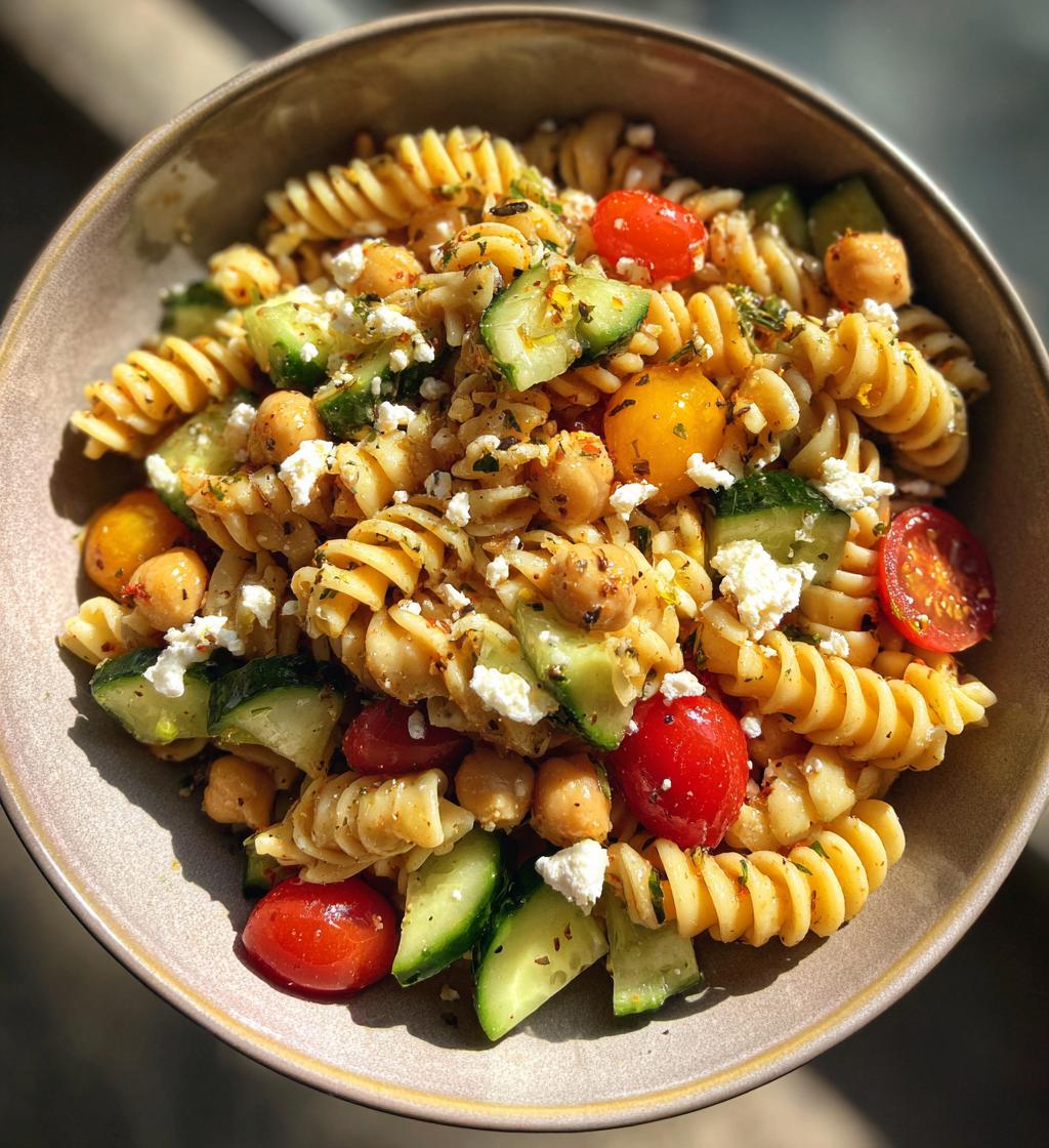 Proteinreicher Nudelsalat - detail 1