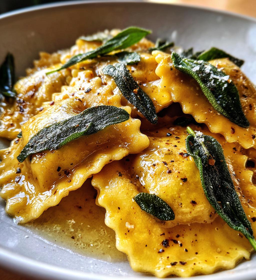 Ravioli mit brauner Butter und Salbei - detail 1