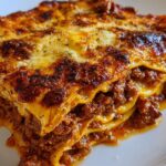 Rindfleisch- und Käselasagne