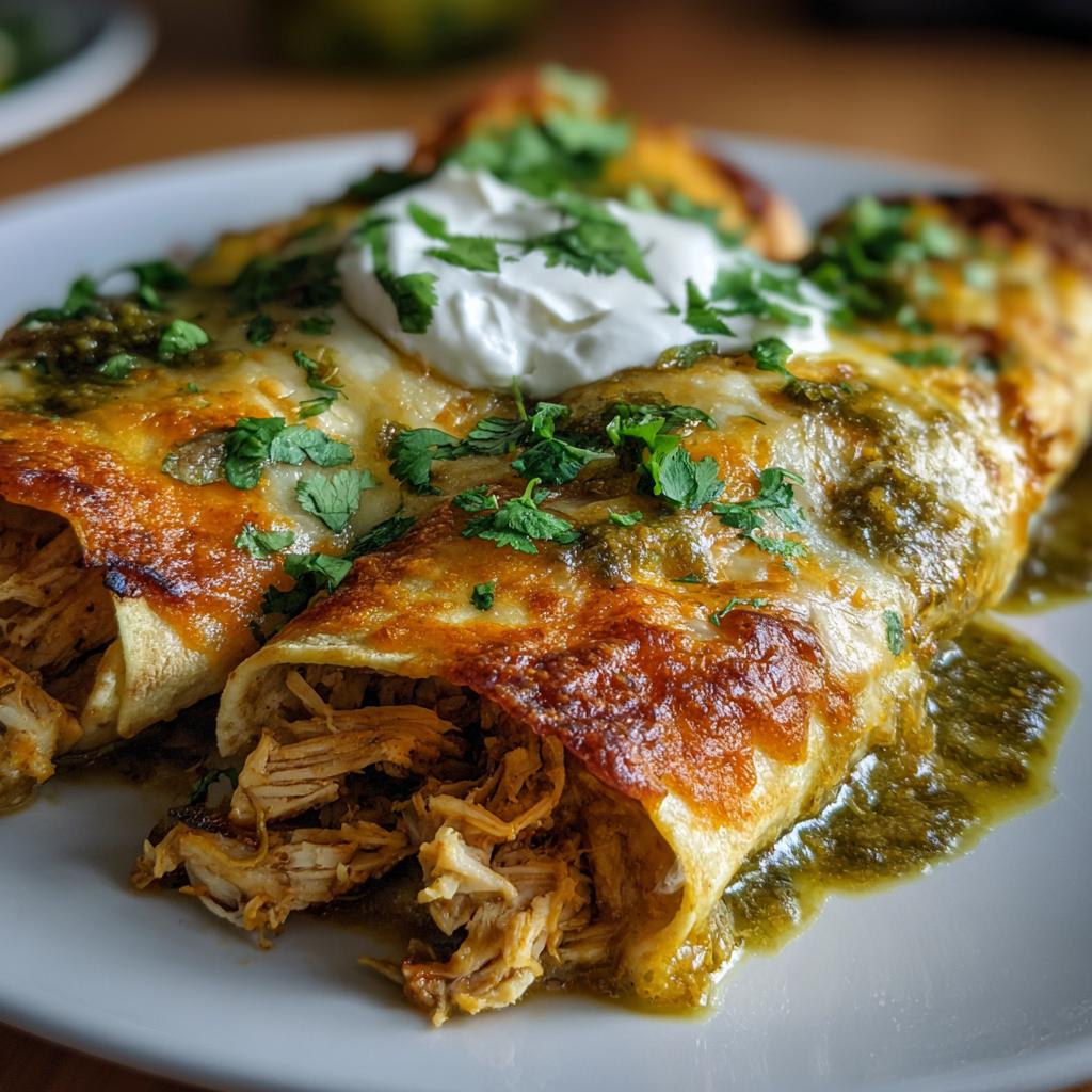 Salsa Verde Hähnchen-Enchiladas - detail 1