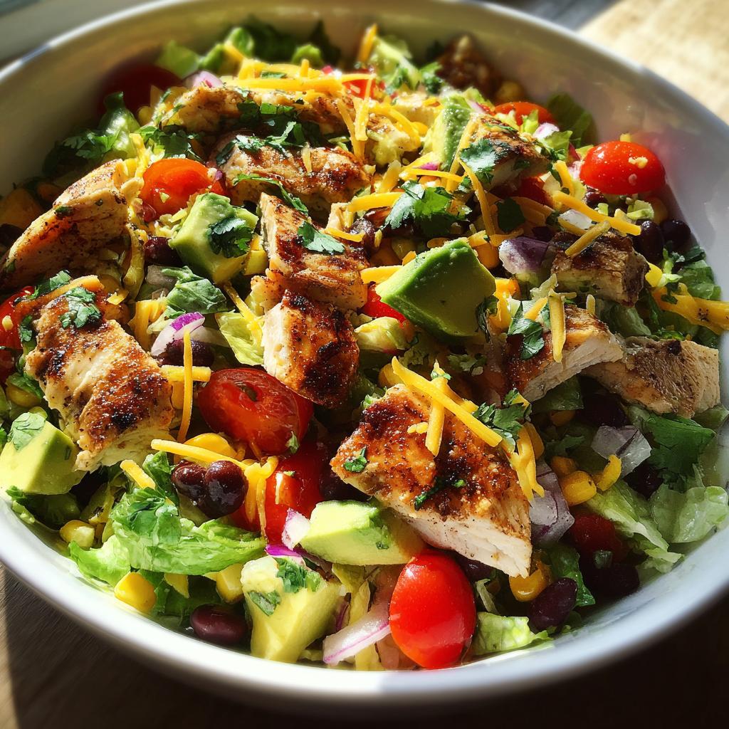 Southwestern-Hähnchen-Chopped-Salat - detail 1