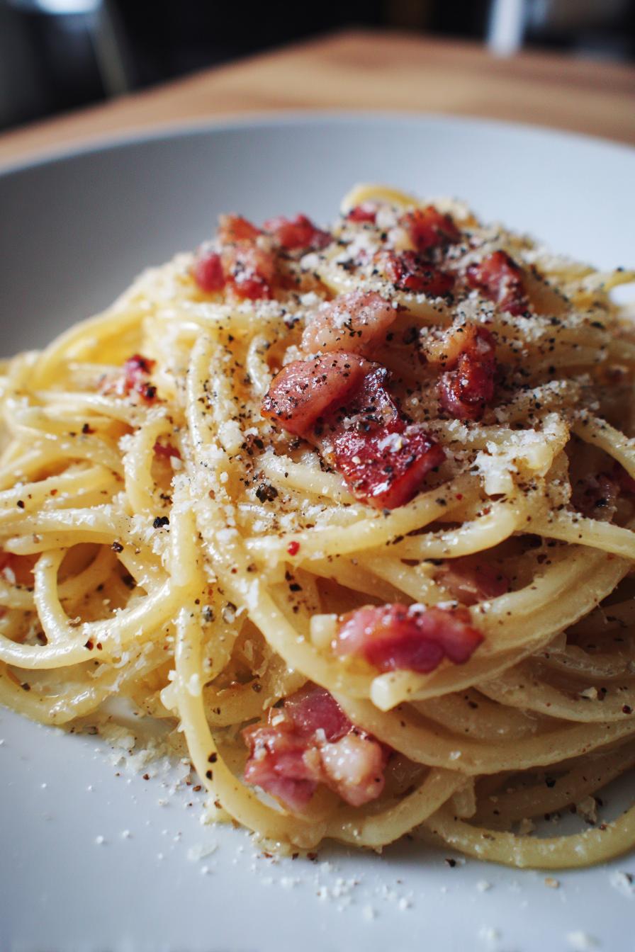 Spaghetti Carbonara - detail 1